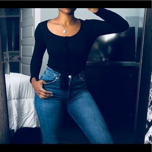 H&M Divided black long sleeve shirt